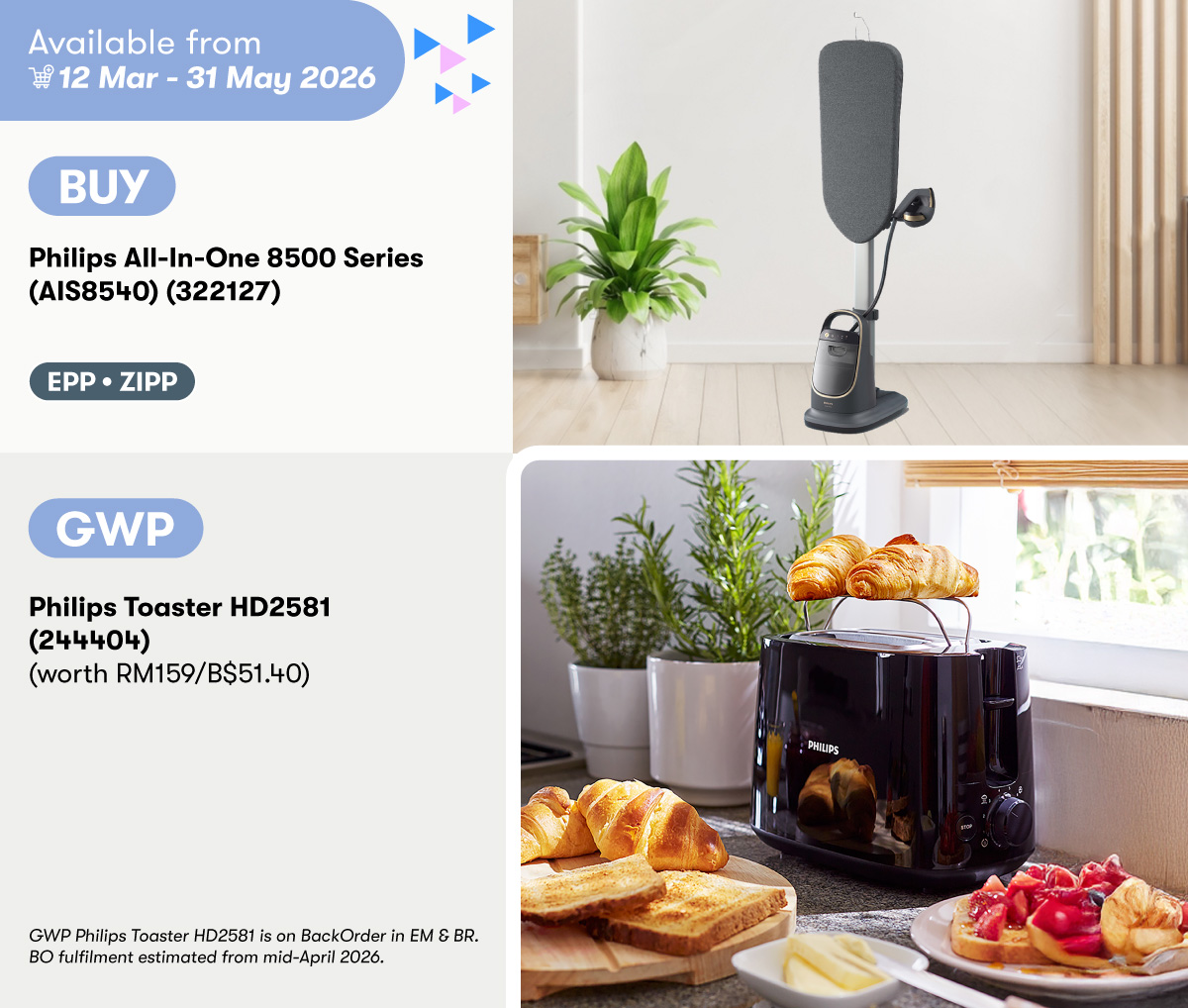 Philips All-In-One 8500 Series GWP Philips Toaster