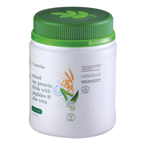 Nutrilite Mixed Soy Protein Drink with Peptides & Aloe Vera (450g) | Amway  Brunei