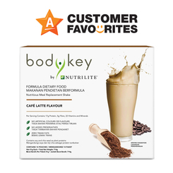 Minuman Kocak Pengganti Sajian BodyKey by Nutrilite (Café Latte)