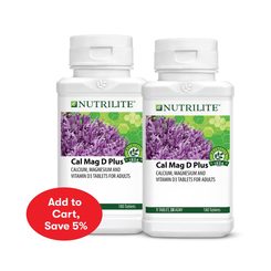 Nutrilite Cal Mag D Plus Twin Pack - 180 Tab x2