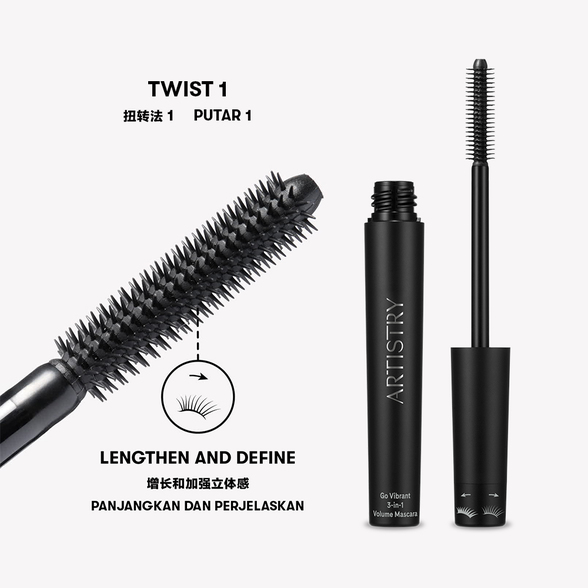 ARTISTRY GO VIBRANT 3-In-1 Volume Mascara | Beauty