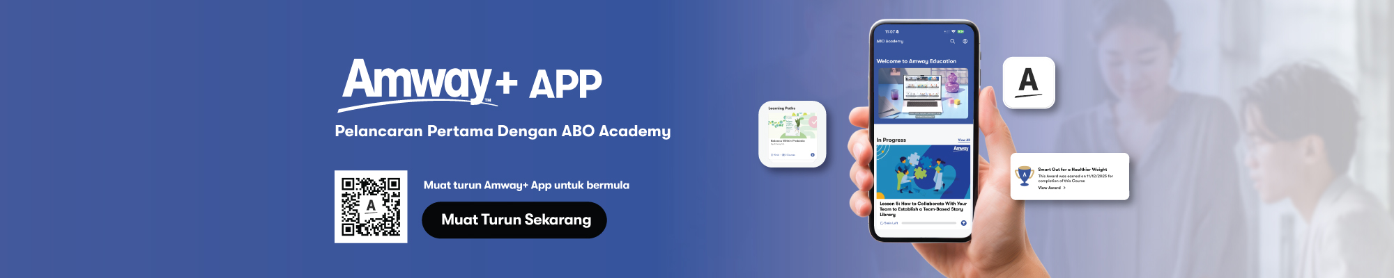 om Lihat Amway+ App om Lihat Amway+ App