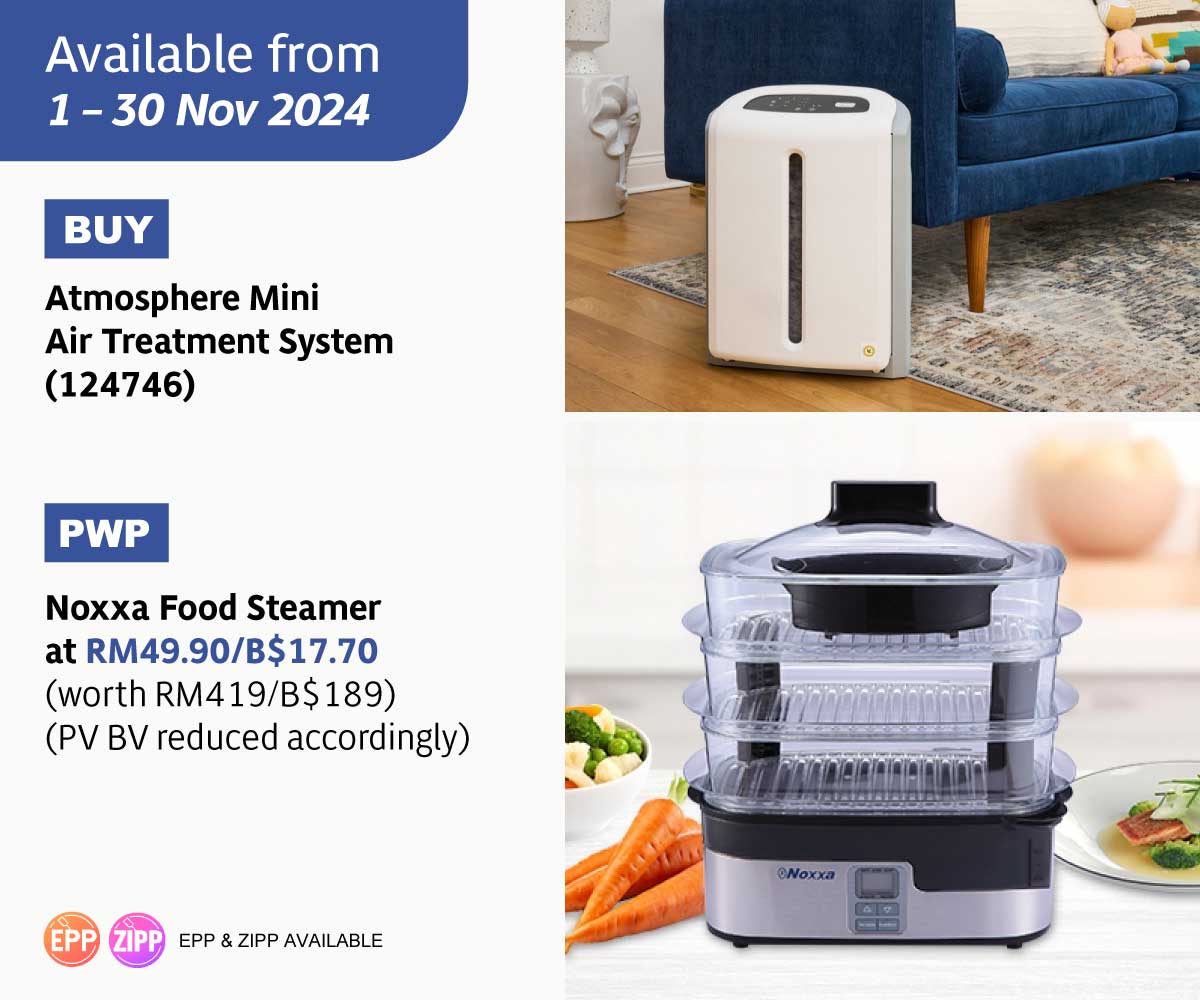 Atmosphere Mini Air Treatment System PWP Noxxa Food Steamer