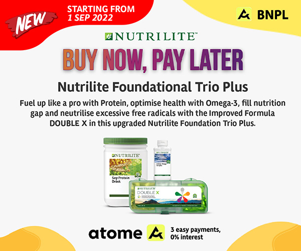 BNPL Promo: Nutrilite Foundational Trio Plus