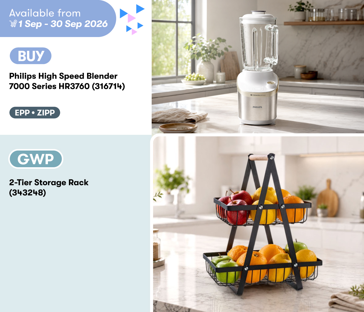 Philips High Speed Blender GWP 2-Tier Storage Rack
