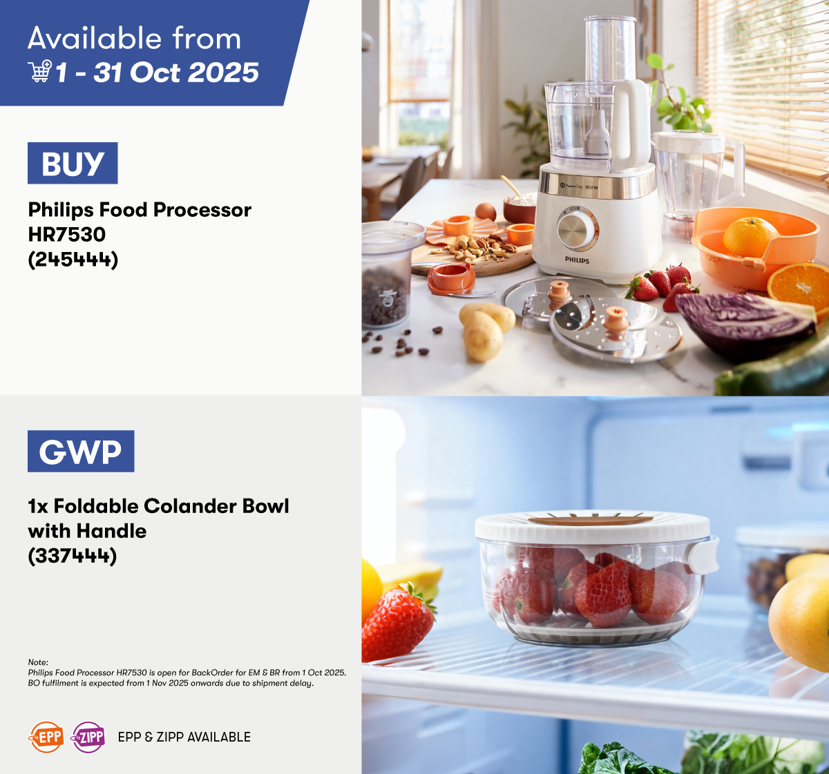 Philips Food Processor HR7530