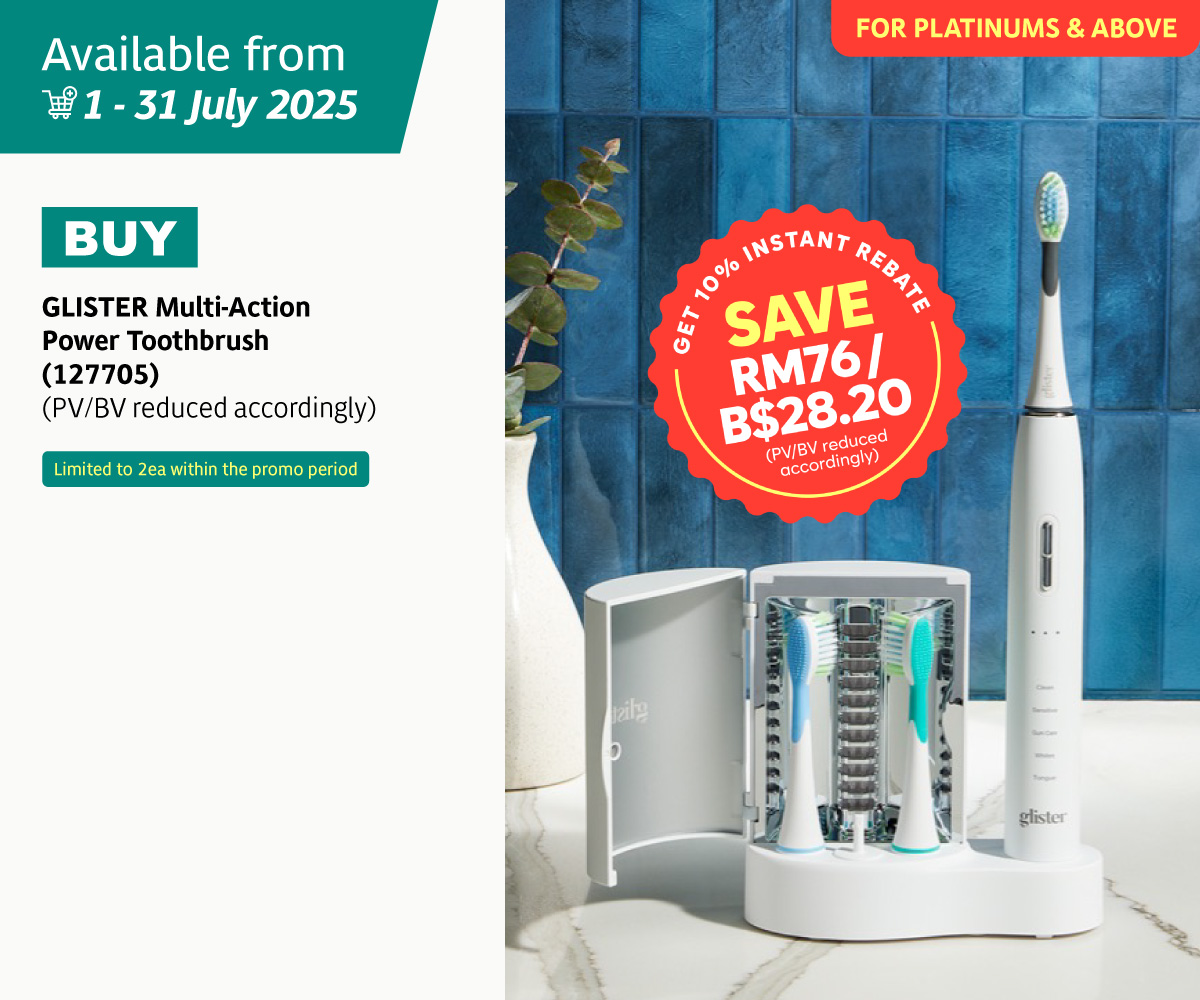 GLISTER Multi-Action Power Toothbrush GLISTER Multi-Action Power Toothbrush