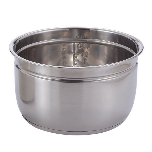 Rice cooker best sale steel inner pot