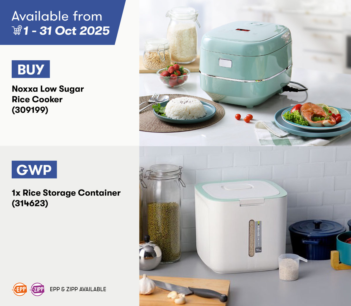 Noxxa Low Sugar Rice Cooker