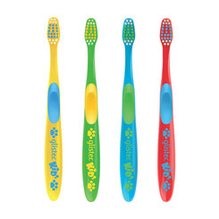 GLISTER Kids Toothbrush - 4 pcs