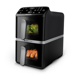 Philips Airfryer 4000 Series Stacked Dual Basket NA461
